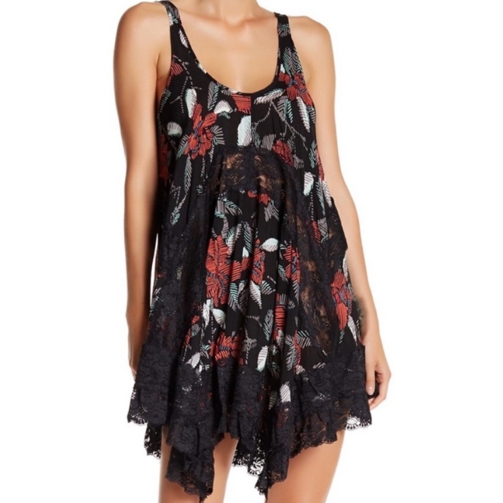 Intimately Free People Trapeze She Swings Lace Slip Dress